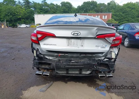 2015 Hyundai Sonata Limited 2.0T from USA, damaged, VIN 5NPE34AB6FH113855